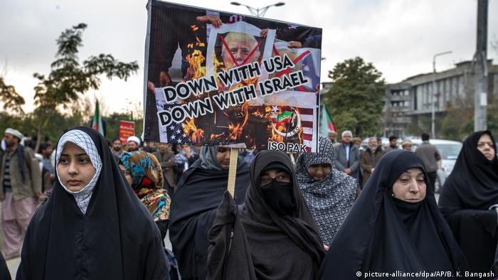 Pakistan Islamabad | Proteste gegen die USA nach Dronenangriff auf Kassem Soleimani