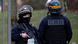 French police officers with guns French police officers with guns