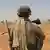 A French soldier patrols an area near the Tofagala forest in Burkina Faso
