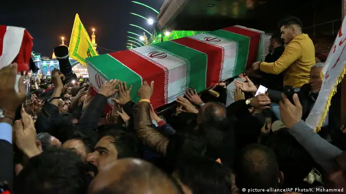 Irak Kerbela | Begräbnis Ghassem Soleimani, Kommandant der Al-Quds-Brigaden, Iran