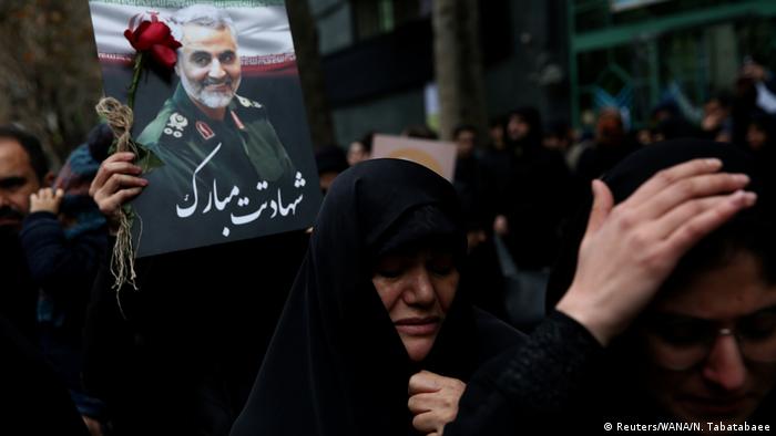 Iran Hunderttausende bei Trauerzeremonien für getöteten General Soleimani
