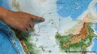 Indonesien Karte Nord Natuna Meer