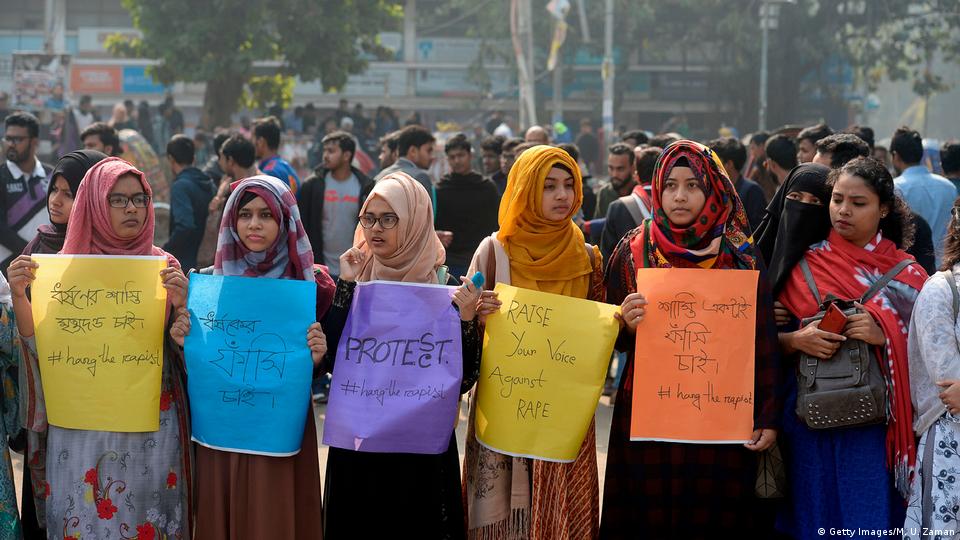 Banglades Rep Sex - Bangladesh: Protest over student rape â€“ DW â€“ 01/06/2020