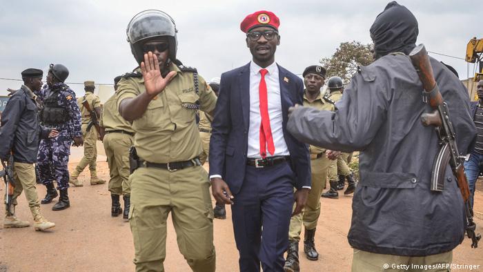 Uganda Kampala Festnahme Bobi Wine (Getty Images/AFP/Stringer)