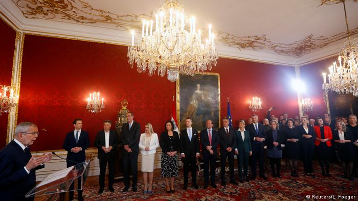 New Austrian Green-conservative Cabinet