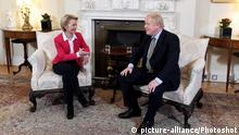 British Prime Minister Boris Johnson meeting Ursula von der Leyen, President of the European Commission, in No.10 Downing Street, London.
EU Commission President Ursula von der Leyen visit to London, UK - 08 Jan 2020 |