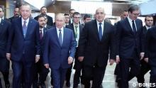 Bulgarischer Premier Boyko Borissov in Istanbul bei der Eröffnung von TurkStream