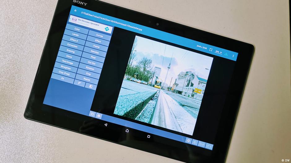 Testing photo editing apps: 