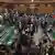 A video grab from footage broadcast by the UK Parliament's Parliamentary Recording Unit