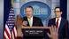 مایک پمپئو، وزیر امور خارجه آمریکا و استیون منوچین، وزیر دارایی این کشور در کنفرانس مطبوعاتی مایک پمپئو، وزیر امور خارجه آمریکا و استیون منوچین، وزیر دارایی این کشور در کنفرانس مطبوعاتی