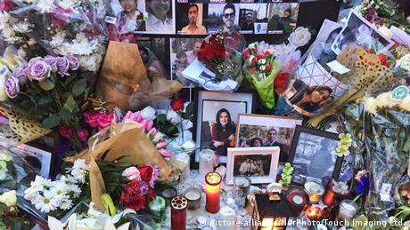 Memorial at Mel Lastman Square in Toronto, Ontario, Canada, on January 10, 2020