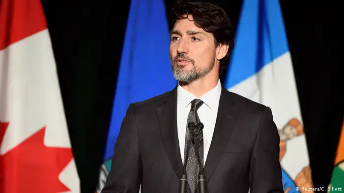 Kanada Trauer um die Opfer des Flugzeuabsturzes in Edmonton - Premierminister Justin Trudeau