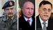 Khalifa Haftar, Vladimir Putin, Fayez Sarraj Khalifa Haftar, Vladimir Putin, Fayez Sarraj