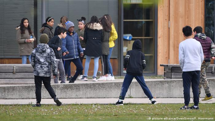 Дети мигрантов в немецкой школе