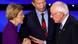Elizabeth Warren und Bernie Sanders debattieren nach der Debatte weiter Elizabeth Warren und Bernie Sanders debattieren nach der Debatte weiter