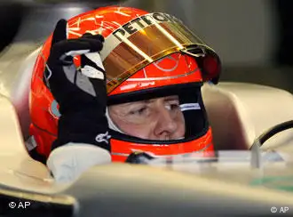 Michael Schumacher Testfahrt in Valencia Spanien Formel 1 Mercedes