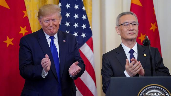 USA und China unterzeichnen in Handelsstreit Teilabkommen
