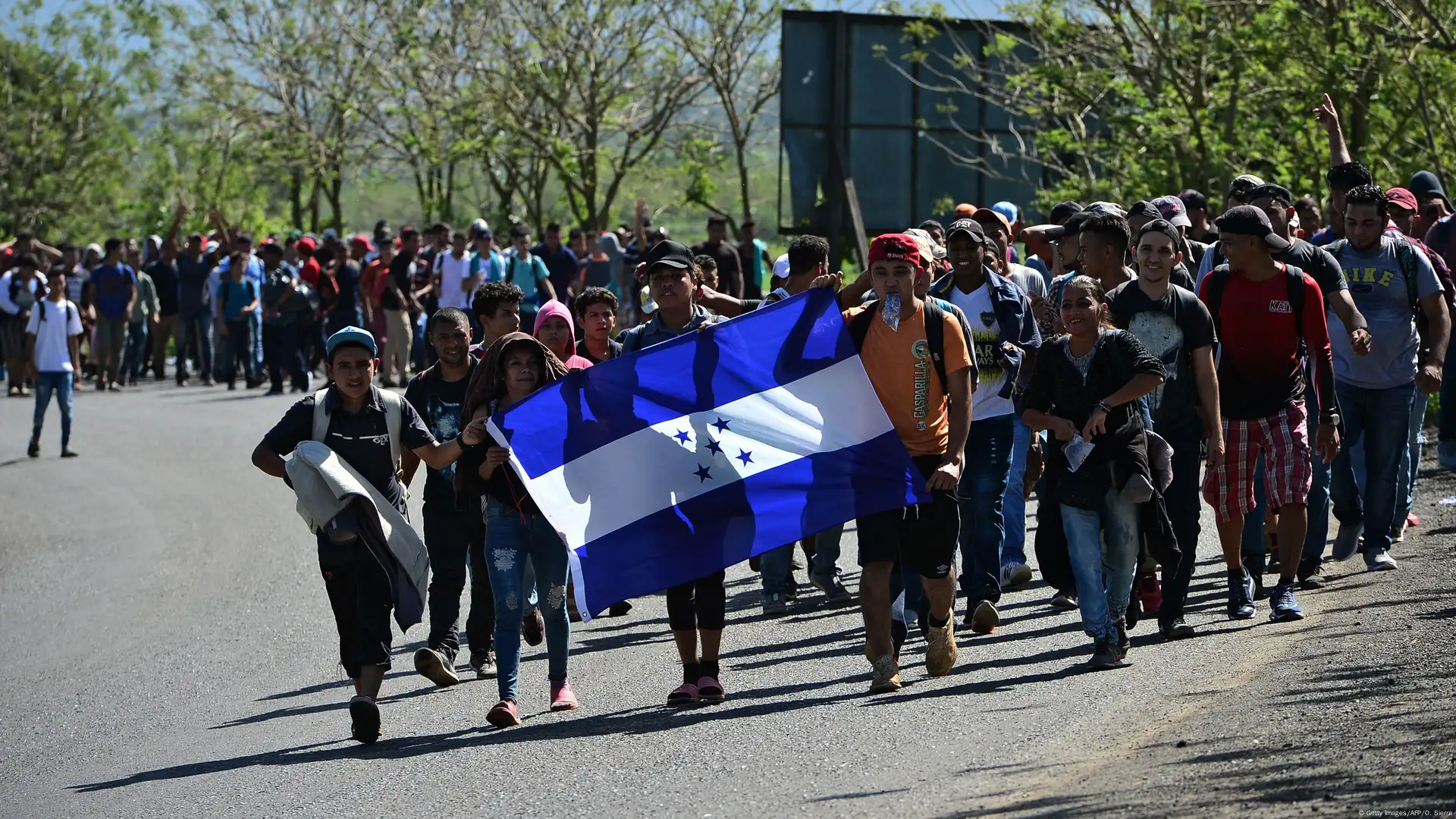 Honduras grupos criminales organizan caravanas de migrantes