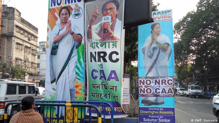 Indien Protest gegen CAA in West Bengal