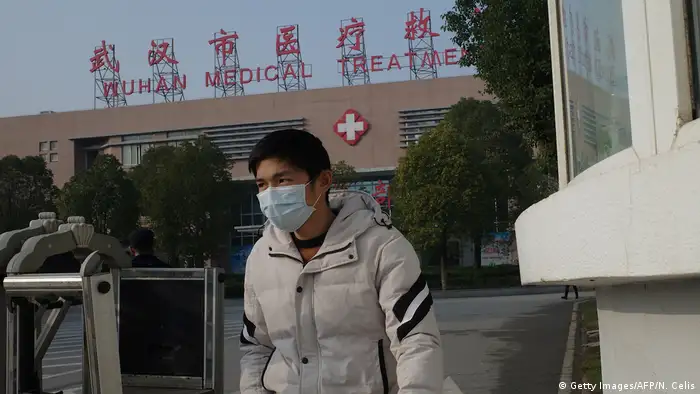 China Wuhan Krankenhaus (Getty Images/AFP/N. Celis)