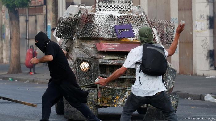 Chile | Proteste gegen Chiles Regierung in Valparaiso