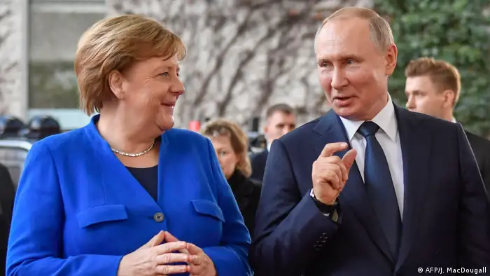 Deutschland Libyen-Konferenz in Berlin hat begonnen | Merkel und Putin