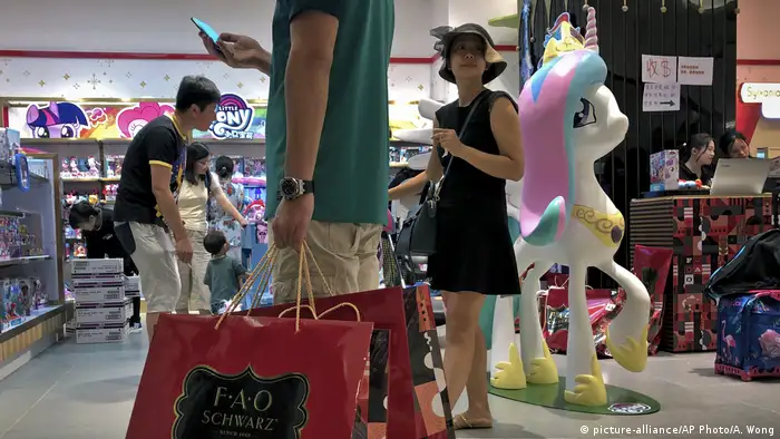 China Einkaufen in Peking Symbolbild