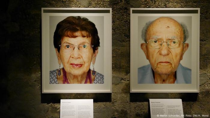 Batsheva (izqda.) nació en Lodz, Polonia. Sobrevivió al gueto de Varsovia y trabajó bajo nombre falso para una familia nazi en Schweina. Moshe Trossmann también nació en Polonia, en Rotkina.