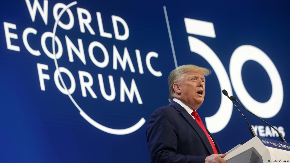 Trump rejects 'prophets of doom' at climate-focused Davos
