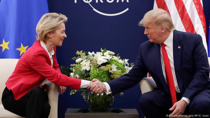 Eu S Von Der Leyen Looking Forward To Working With Trump News Dw 21 01 2020