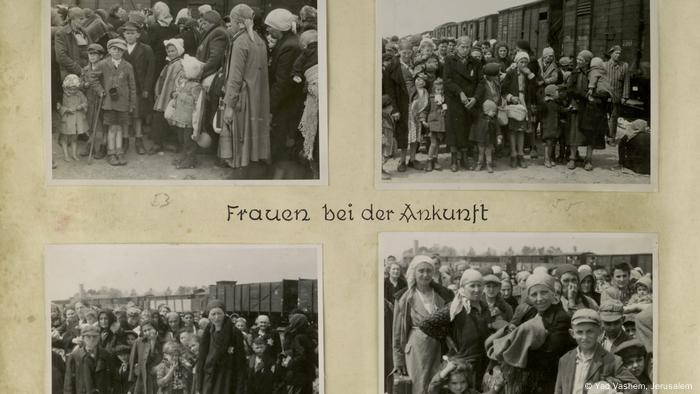 Fotos históricas mostram a chegada de prisioneiros em Auschwitz-Birkenau 