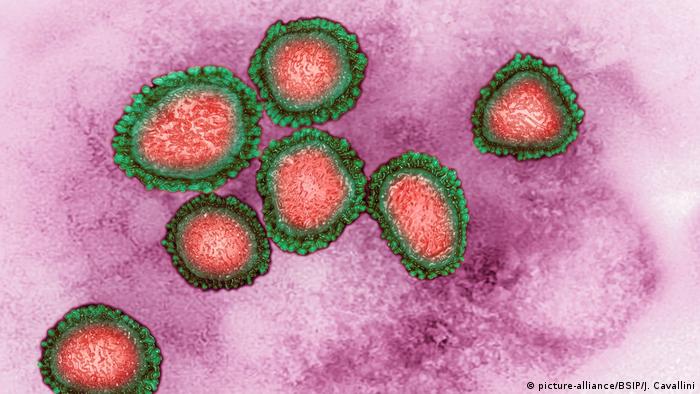 Imagen coloreada del coronavirus