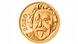 World's smallest gold coin with Einstein poking tongue out World's smallest gold coin with Einstein poking tongue out