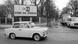 Trabant (East German car) on a city corner with a sign in the back reading DEFA: Studio for Films. DEFA Studios Babelsberg Trabant (East German car) on a city corner with a sign in the back reading DEFA: Studio for Films. DEFA Studios Babelsberg