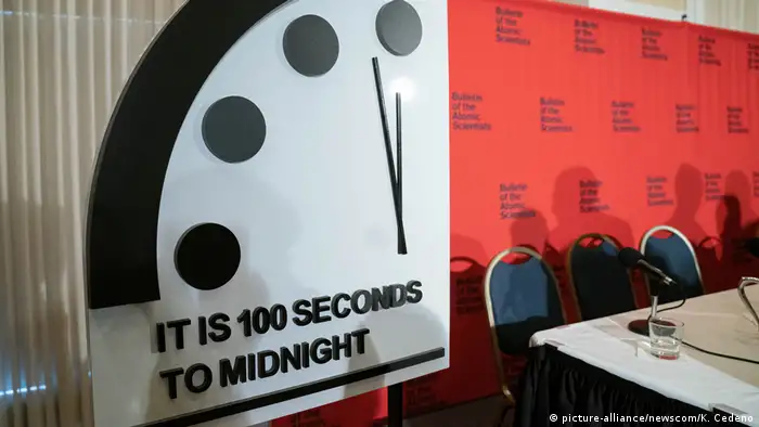 USA Doomsday Clock in Washington