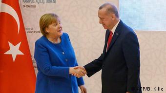 Almanya Başbakanı Angela Merkel ve Türkiye Cumhurbaşkanı Recep Tayyip Erdoğan (Arşiv)