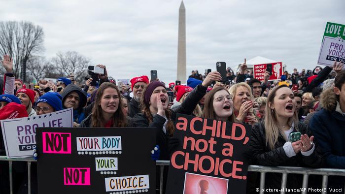 Manifestación en contra del aborto, en Washington (archivo).