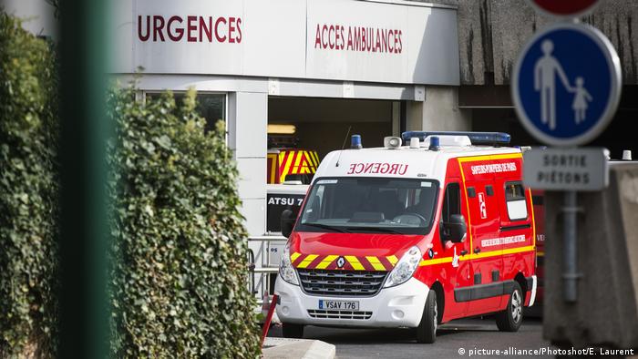 Frankreich Paris Eingang Bichat Krankenhaus