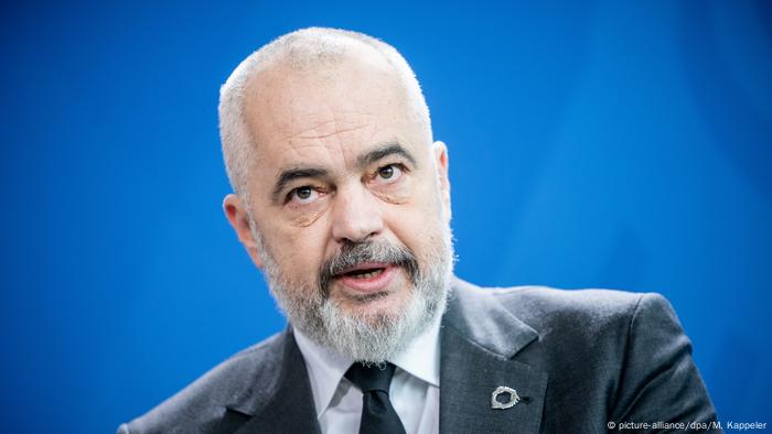 Chancellor Merkel influential Albanian Prime Minister Edi Rama