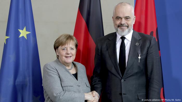 Deutschland Angela Merkel empfängt Edi Rama