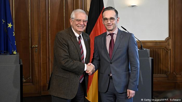 Deutschland Berlin | Josep Borrell, EU & Heiko Maas, Außenminister