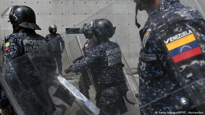 Venezuelan National Police members. 