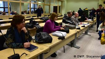 Nord-Mazedonien Skopje Gerichtsprozess im Fall Reket
