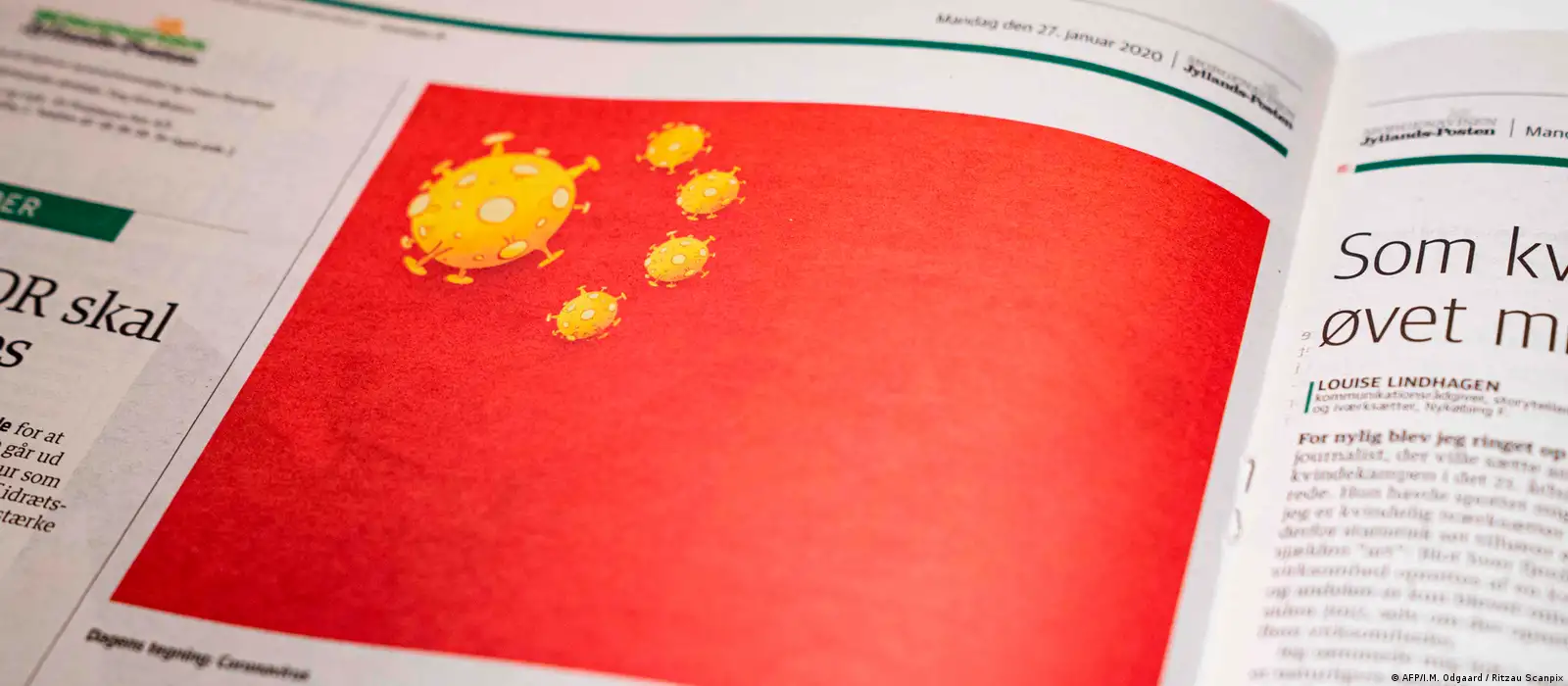 Danish coronavirus cartoon unfurls controversy in China – DW – 01/30/2020
