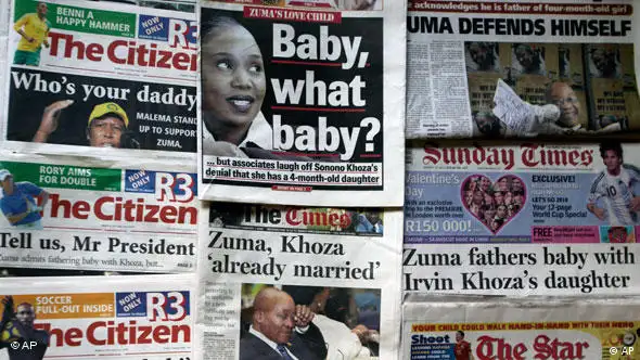 Zeitungen in Südafrika (Foto: ap)