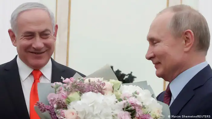 Russland Moskau Wladimir Putin trifft Benjamin Netanjahu