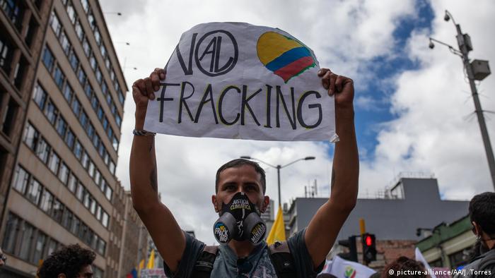 Kolumbien Proteste gegen Fracking
