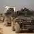 Suriye'nin İdlib bölgesinde devriye faaliyeti gerçekleştiren Türk ordusuna ait zırhlı araçlar - 02.02.2020