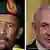 Kombobild Abdel Fattah al-Burhan and Benjamin Netanjahu