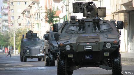 От 2015 година турски военни машини са разположени в югоизточните